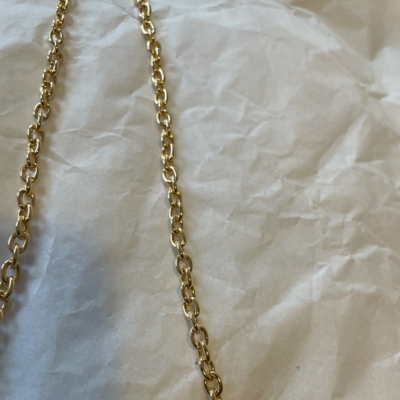 I Do Makeup Gold Red Studded Necklace - Picture 8 of 8